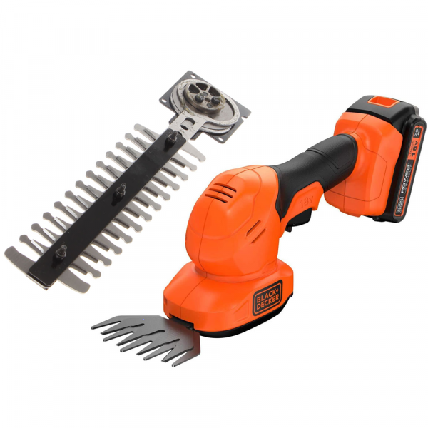Forbice tagliaerba con batteria esterna Black & Decker B&DBCSS18D1W - SENZA BATTERIA E CARICABATTERIE