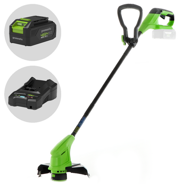 Greenworks G24ST25 - Tagliabordi a batteria - 24V 4Ah