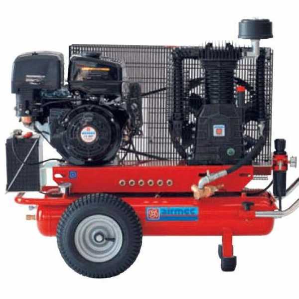 Motocompressore Airmec TTS 34110/900 motore a benzina Loncin 11 HP - compressore - (900  lt/min) Airmec