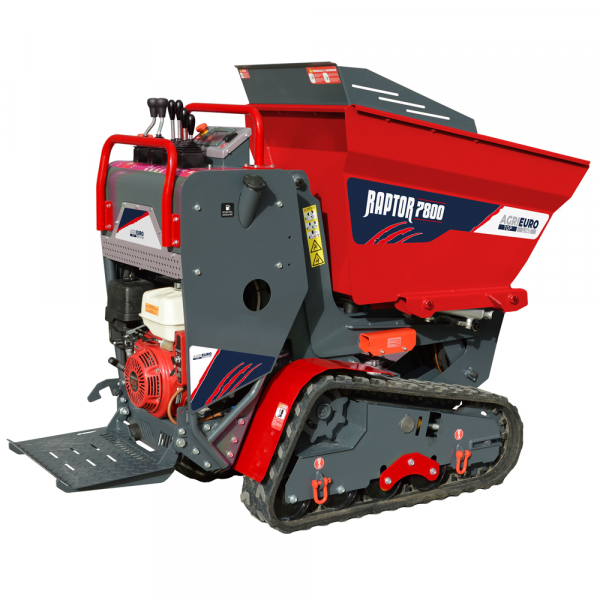 Motocarriola cingolata AgriEuro Top-Line RAPTOR 7800 HD - Honda GX390 in Offerta