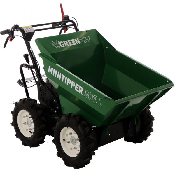 Motocarriola 4x4 a benzina  GreenBay MiniTipper 300 L - Motore Loncin G200F