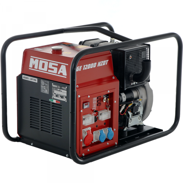 Generatore di corrente 9.6 KW Trifase MOSA GE 12000 HZDT - Diesel HATZ MOSA