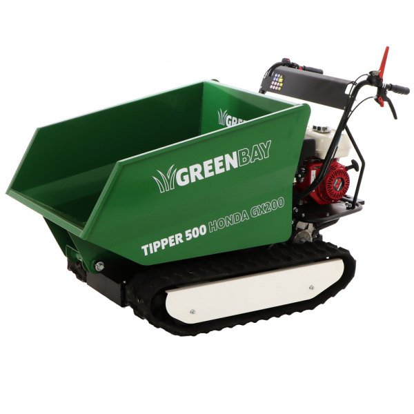 Motocarriola cingolata dumper GreenBay Tipper-500 - Motore Honda GX200