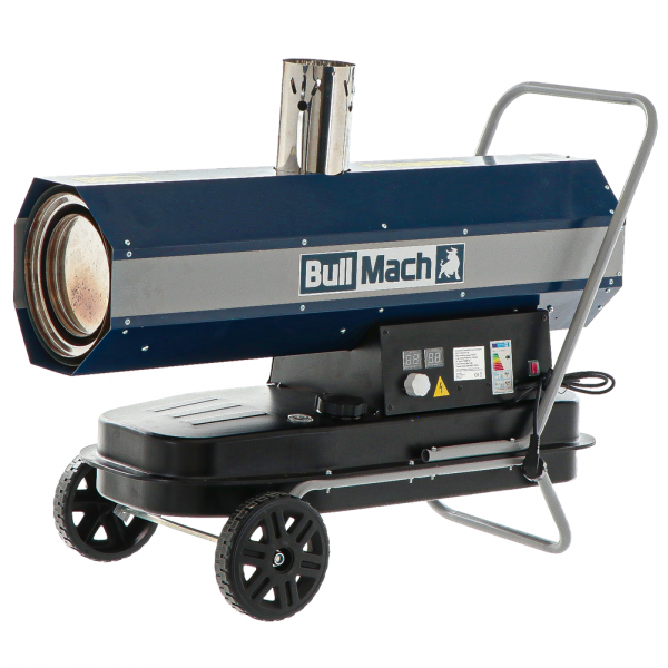 OUTLET - UN UTILIZZO PER PROVA - Generatore aria calda diesel BullMach BM-IDH 30KW - a combustione indiretta BullMach