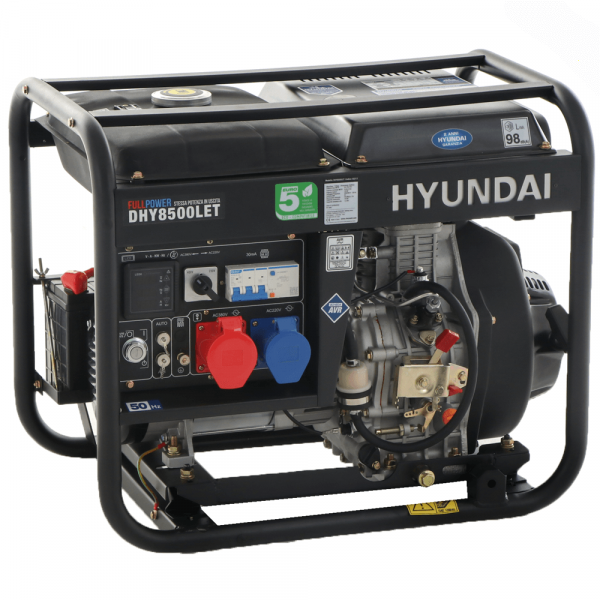 Hyundai DHY8500LET - Generatore di corrente diesel