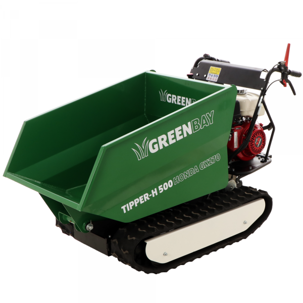 Motocarriola cingolata dumper GreenBay Tipper-H 500 - Motore Honda GX2 GreenBay