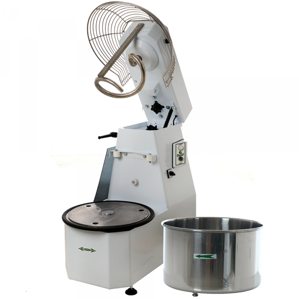 Impastatrice a spirale Trifase con testa ribaltabile FIMAR 50CNS - 2 velocità