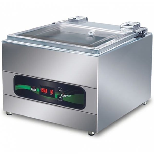 OUTLET - SENZA IMBALLO ORIGINALE - Macchina per sottovuoto a campana Euro 3000 Inox. Struttura INOX, barra saldante da 35cm