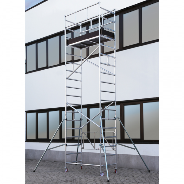 Trabattello in alluminio S.T.P. Alpo Junior - Altezza 7,76 m