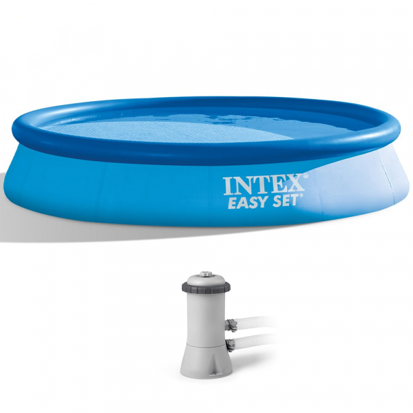 Intex Easy Set 28132NP - Ø366x76 cm - Piscina gonfiabile + Pompa filtro 