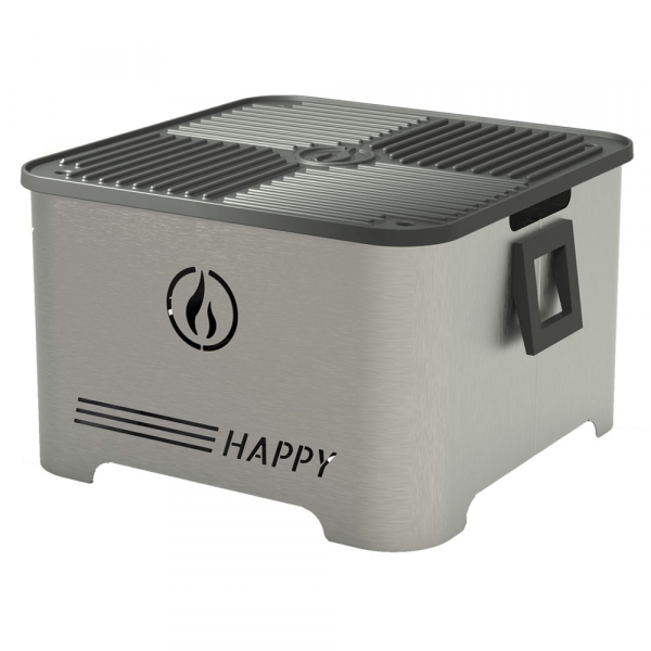 Linea VZ Happy Inox - Barbecue portatile a pellet