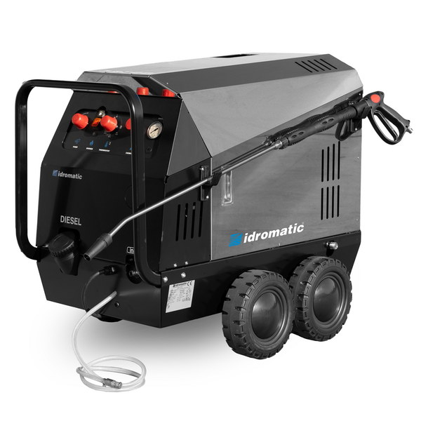 Idromatic Astra 200.15 - Idropulitrice ad acqua calda professionale trifase - 200 bar - 900 l/h Idromatic