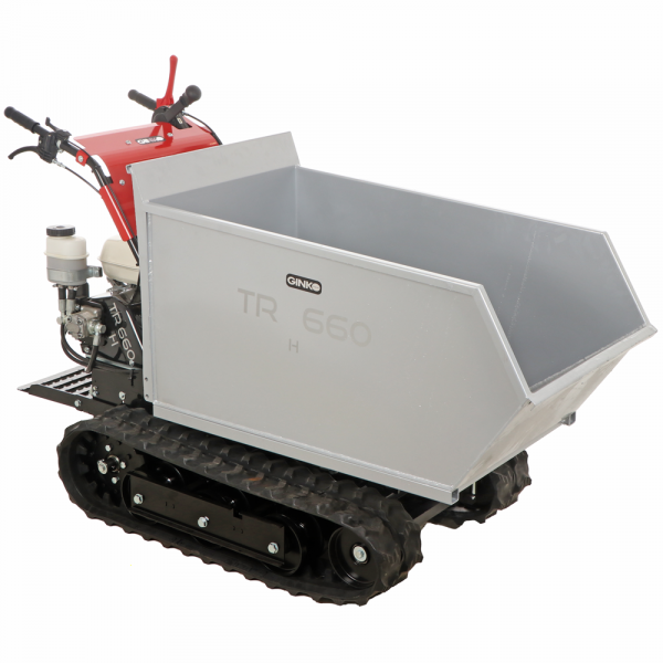 GINKO TR 660 - Motocarriola a scoppio cingolata dumper - Motore Honda GX 200 Ginko - MGM