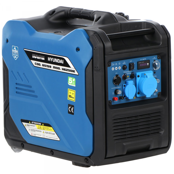 Hyundai H625OIE - Generatore di corrente ad inverter 5,0 kW monofase - Hyundai