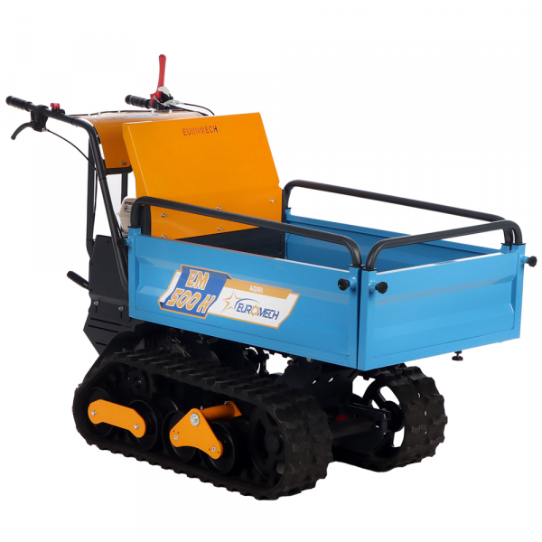 EuroMech EM500H-Agri - Motocarriola cingolata con cassone estensibile  EuroMech