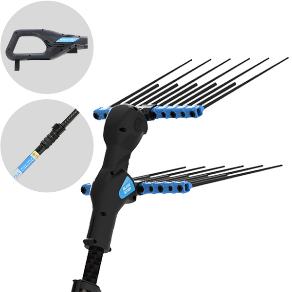 Campagnola Alice STAR 58 PLUS - Asta in carbonio - 245 - 330 cm - Abbacchiatore elettrico