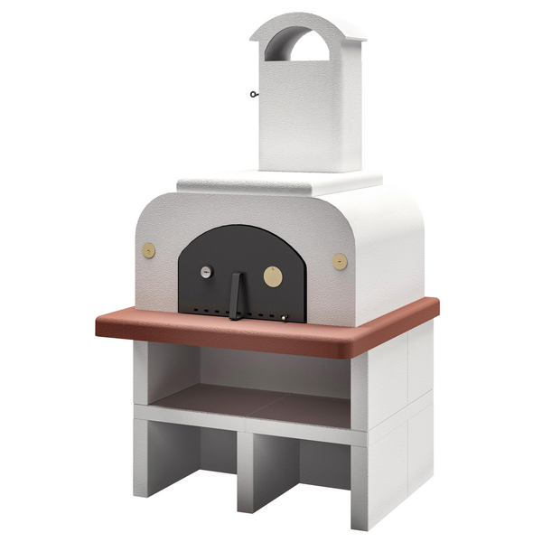 OUTLET - PICCOLI DIFETTI ESTETICI - Palazzetti Easy Medium con basamento - Forno a legna da esterno - Con camera 77x65