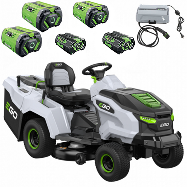EGO TR 3801 E - B - Trattorino tagliaerba a batteria con cesto - 56V/40Ah