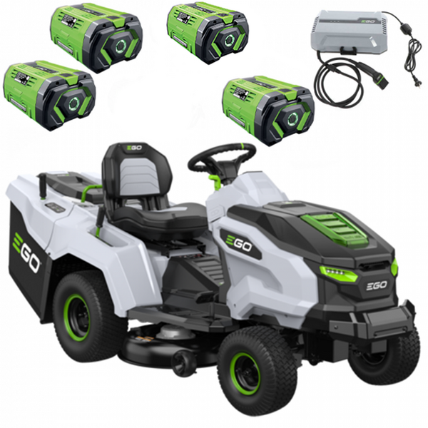 PROMO EGO TR 3801 E - B - Trattorino tagliaerba a batteria con cesto - 56V/40Ah
