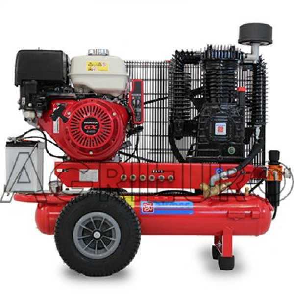 Motocompressore Airmec TTS 34110/900 motore a benzina HONDA GX 340 - 11 HP - (900  lt/min) Airmec