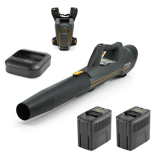 Stiga SAB 900 AE Kit - Soffiatore a batteria - 2 batterie da 48V 7.5Ah