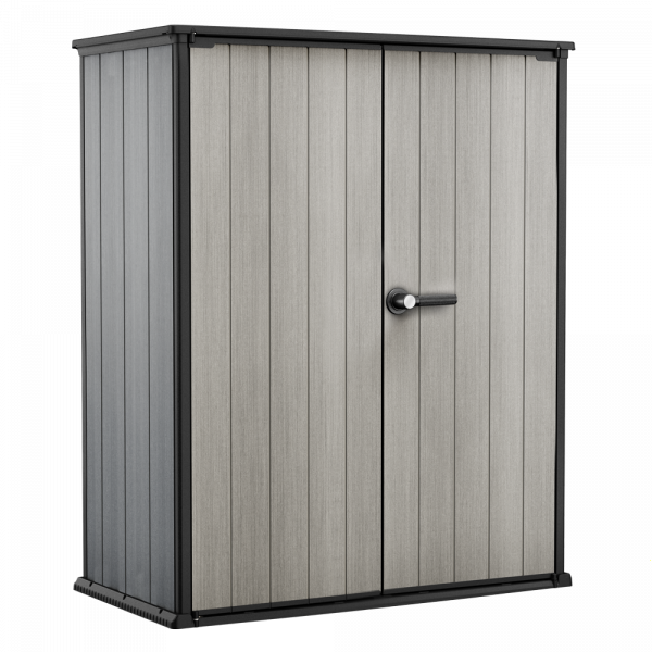 Keter High Store - Armadio porta attrezzi da giardino - 140x73.6x170.4 cm