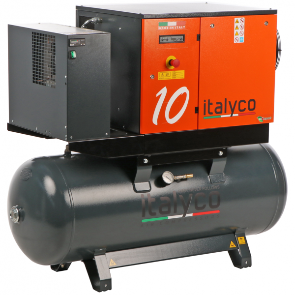 Italyco KVE 10/270 - Compressore rotativo a vite - Pressione max 10 ba Italyco