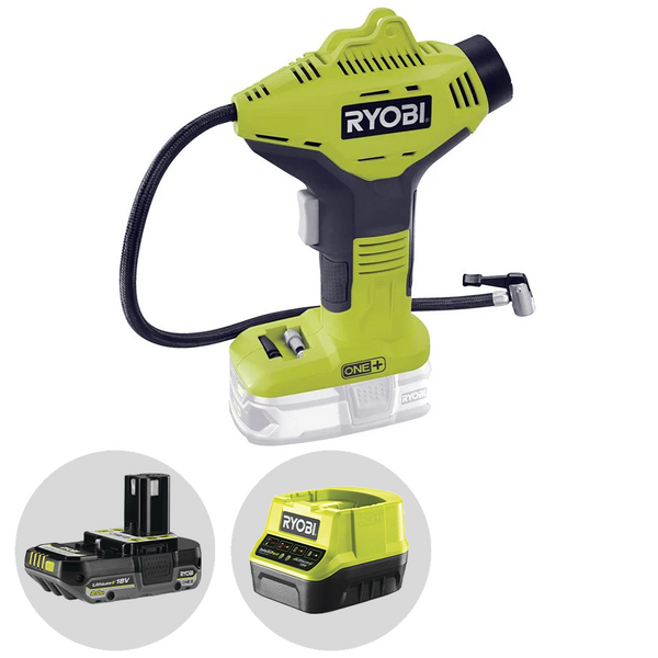 Ryobi R18PI-0 - Compressore a batteria portatile - 18V - 2Ah