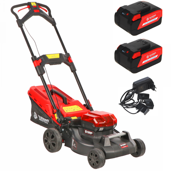 Blue Bird LM 22-41 - Tagliaerba a batteria - 2x 18V/5Ah - Taglio 41 cm