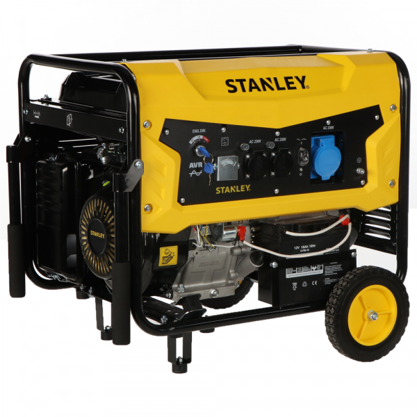 Stanley SG 6500B-1 - Gruppo elettrogeno a benzina - AVR - 6.5 kW monof Stanley