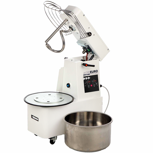 Mixer 2000 T-2G Deluxe DIG - Impastatrice a spirale sollevabile - Da 16 Kg trifase a 2 velocità - Schermo digitale