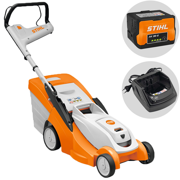 STIHL RMA 239 C - Tagliaerba con batteria AK 30 S - 36V 5Ah - Taglio 37 cm