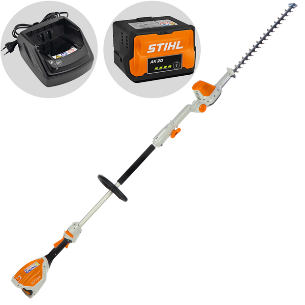 STIHL HLA 56 - Tagliasiepi su asta con batteria AK 20 - 36V 4Ah