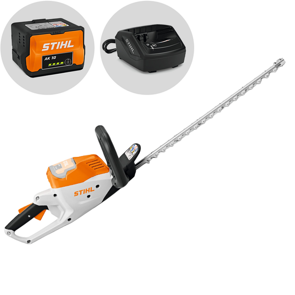 STIHL HSA 50 - Tagliasiepi con batteria AK 10 - 36V 2Ah - Lama 50cm