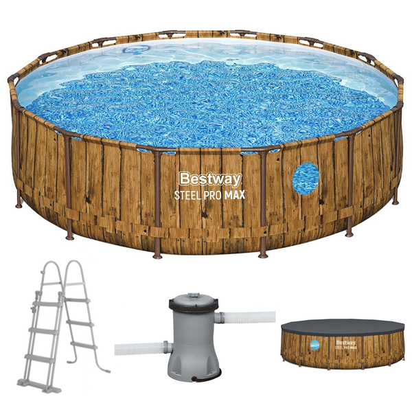 Bestway Steel Pro Max Splashview 561JM - Piscina Rotonda