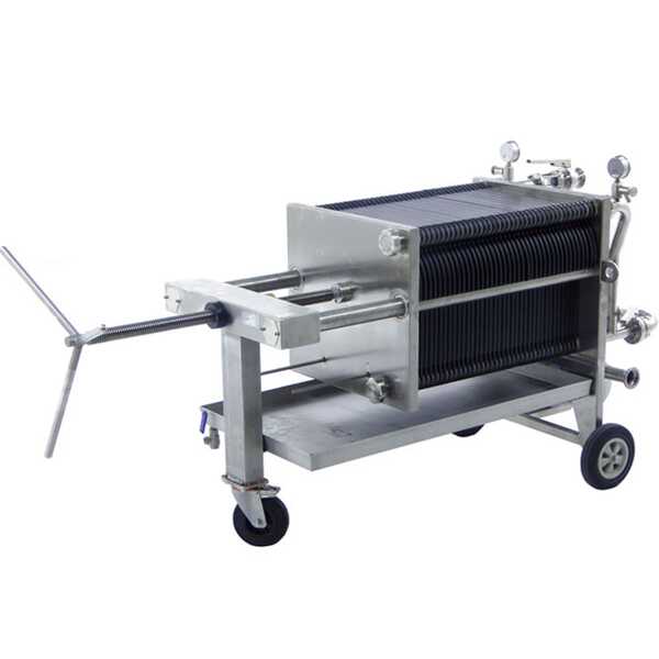 OUTLET - PICCOLI DIFETTI ESTETICI - Enotecnica Pillan FC44 - Filtro professionale per cantina da 40 cartoni 40x40 cm - telaio/pompa acciaio INOX