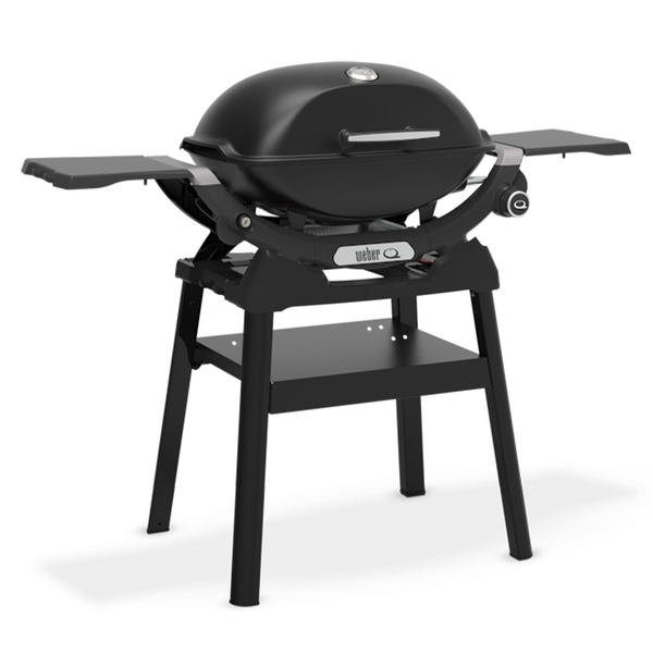 Weber Q2200N - Barbecue a gas con ripiani laterali e supporto multiuso Weber