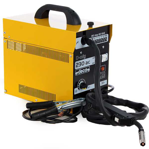 OUTLET - PICCOLI DIFETTI ESTETICI - Deca D-MIG 230 AC - Saldatrice Inverter (MAG), corrente alternata (AC) - GAS/NO GAS