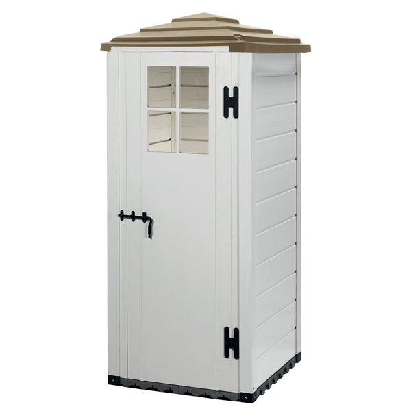 Garofalo Tuscany Evo 80 Pagoda - Casetta porta attrezzi - Con finestra - 82.5x82.5x198 cm