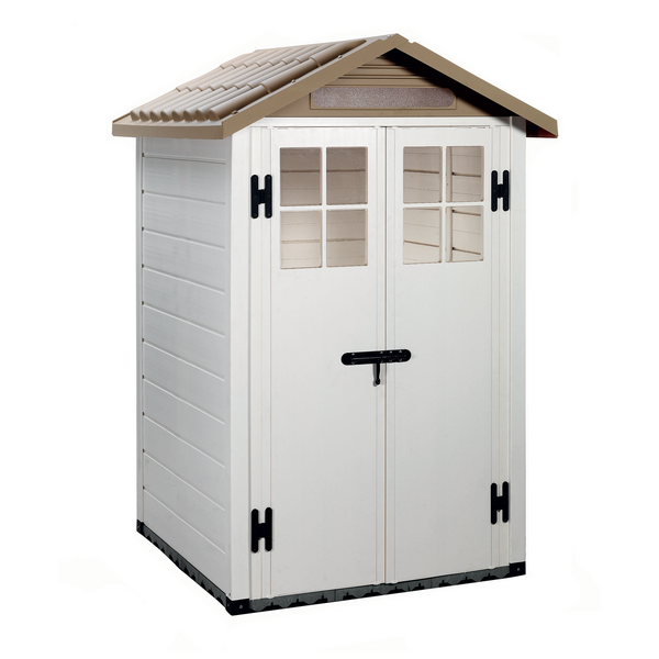 Garofalo Tuscany Evo 120 - Casetta da giardino - Con finestre e porta a doppia anta