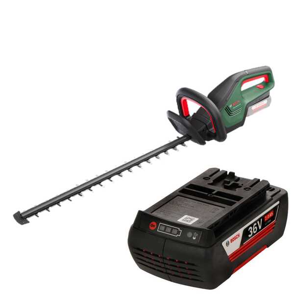 OUTLET - UTILIZZATO PER PROVA - Bosch AdvancedHedgeCut 36 - Tagliasiepi a batteria litio 36V/2Ah - Lama da 65 cm