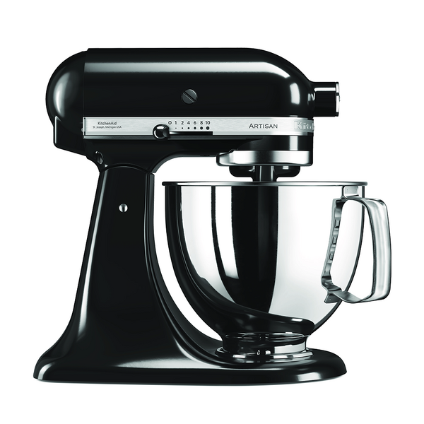 KitchenAid Artisan 5KSM125-EOB Nero Onice - Planetaria con testa reclinabile