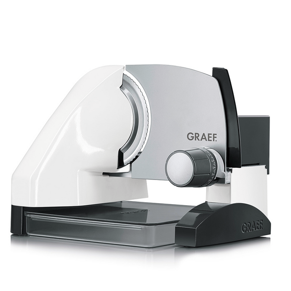 OUTLET - SENZA IMBALLO ORIGINALE - Graef SKS 500 Bianca - Affettatrice con lama da 170 mm