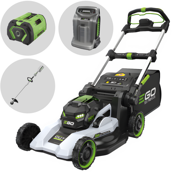 PROMO EGO LM2236E-SP - Tagliaerba trazionato a batteria - 56V / 10Ah - Taglio 55cm