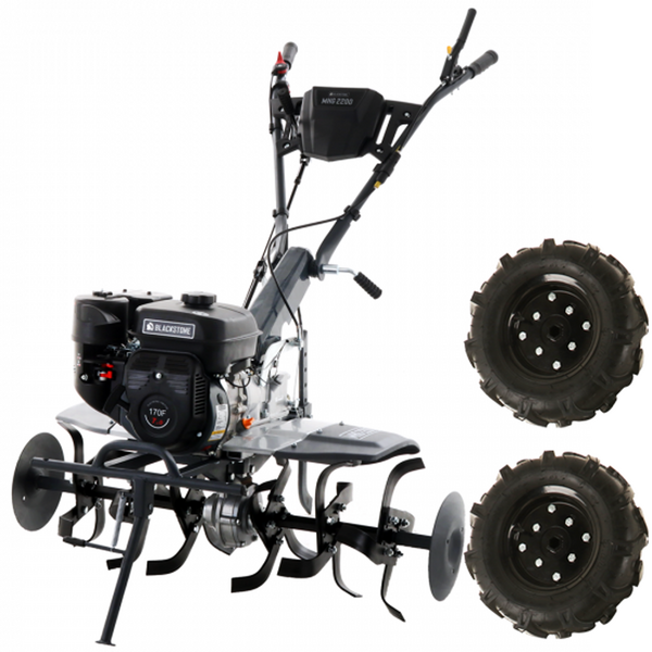 OUTLET - PICCOLI DIFETTI ESTETICI - BlackStone MHG 2200 - Motozappa a scoppio a benzina da 212cc - 7 HP