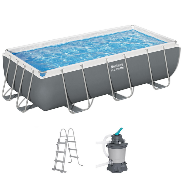 Bestway Steel Pro Max 56442 - Piscina fuori terra per 5-6 Persone