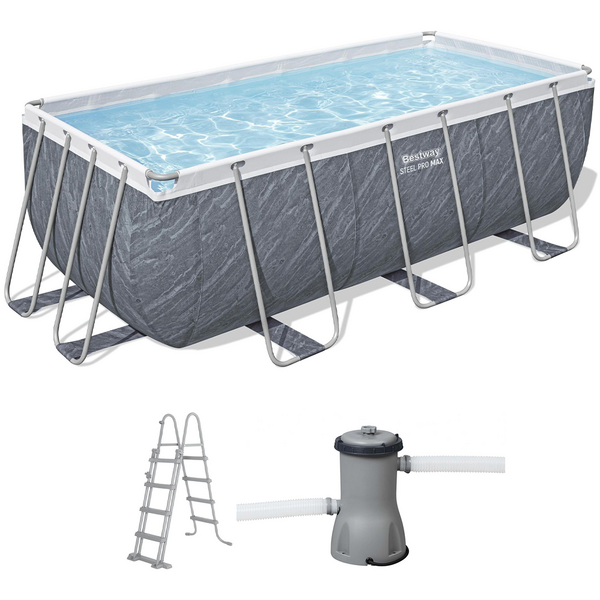 Bestway Steel Pro Max 56722 - Piscina fuori terra per 5-6 Persone