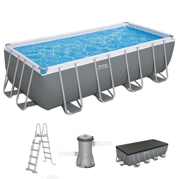 Bestway Steel Pro Max 56670 - Piscina fuori terra per 5-6 Persone