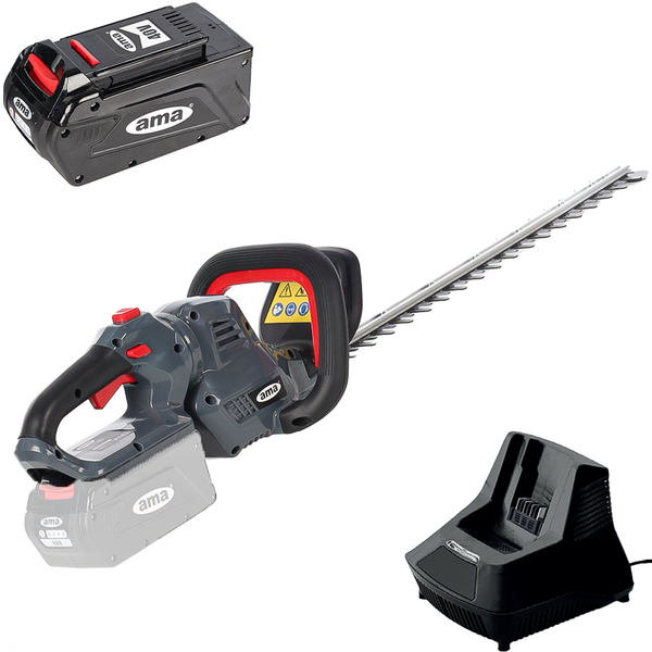 Ama Freemow 98708 - Tagliasiepi a batteria - 40V 2.5Ah - Lama da 60 cm
