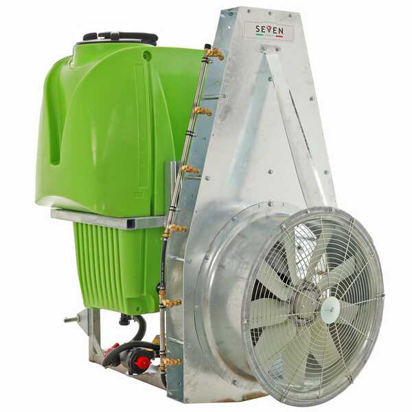 Seven Italy 600 - Atomizzatore portato a torre per irrorazione - Capacità 600 L - Pompa APS 71